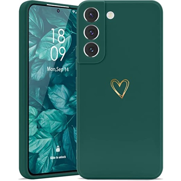 (Vihreä) Case Yhteensopiva Samsung S22 Iskunkestävän Silicone TPU C:n kanssa