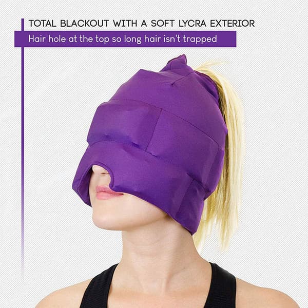 Migrene Ice Head Wrap | Få lindring for migrene og hodepine | Th