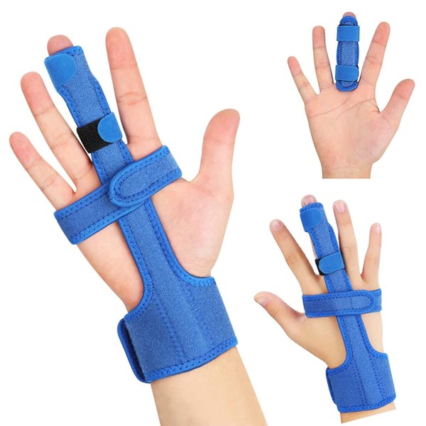 Justerbar Finger Splint Immobilization Support Beskyttelse til T