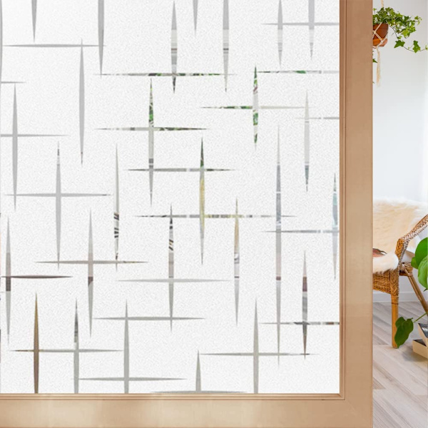 Itsekiinnittyvä ikkunakalvo 44,5x200cm Staattinen yksityisyys UV-suoja