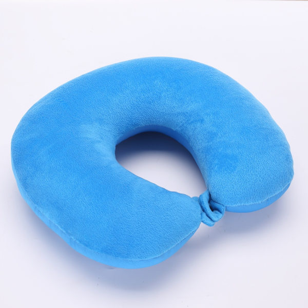 Svart 2-i-1 reisepute - 24*27*9 cm - nakkepute for fly