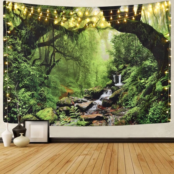 Makuuhuoneen koristeellinen seinäkuva - Tropical Forest Nature Ec