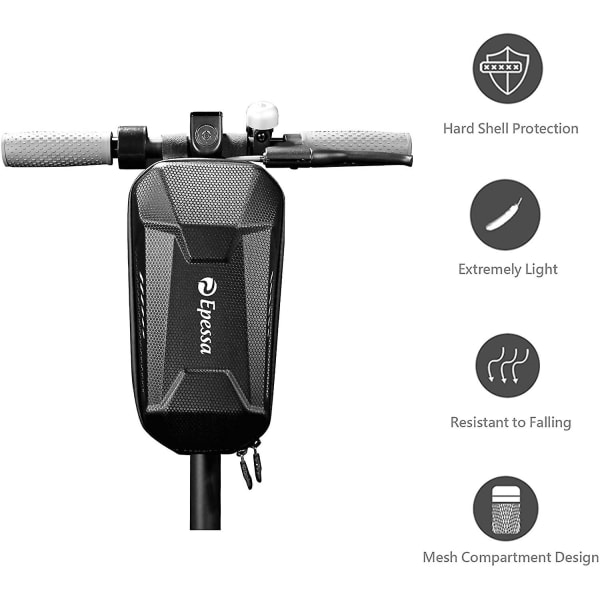 Scooter opbevaringspose, scooter styrpose, front hængende pose kompatibel med Mijia M365/m365 Pro/Segway Es1/es2/es3 egnet til at bære oplader værktøjer Repa 2#