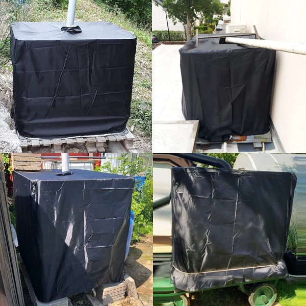 For IBC Tote Cover 275 Gallon Tote Sunshade Water Protecti