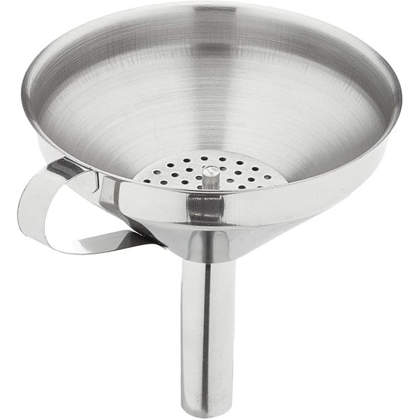 1 stk trakt med rustfritt stål esel 10,5 cm i diameter,