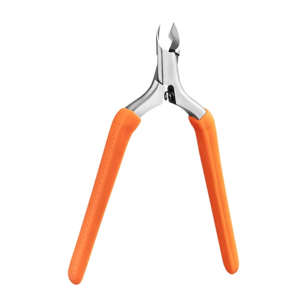 Orange färg nagelbandsskärare, professionell nagelbandsnångare, rost