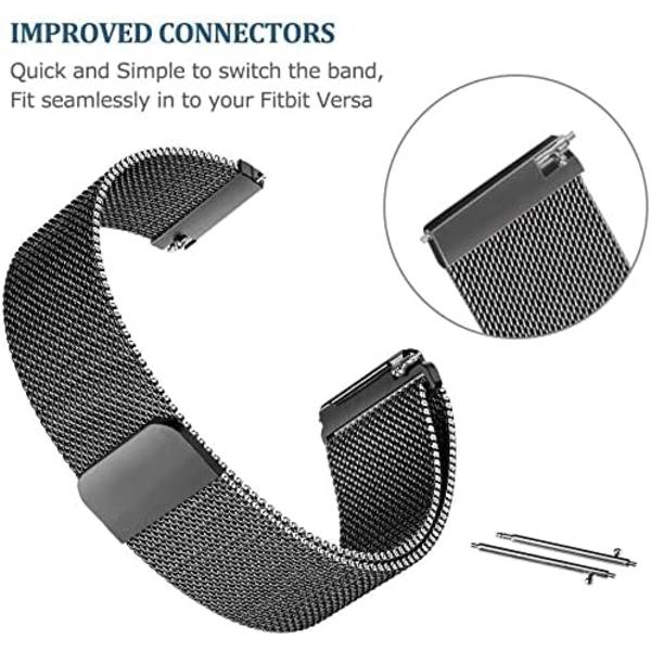 20mm klockarmband, metallklockarmband för män kvinnor, rostfritt snabbt