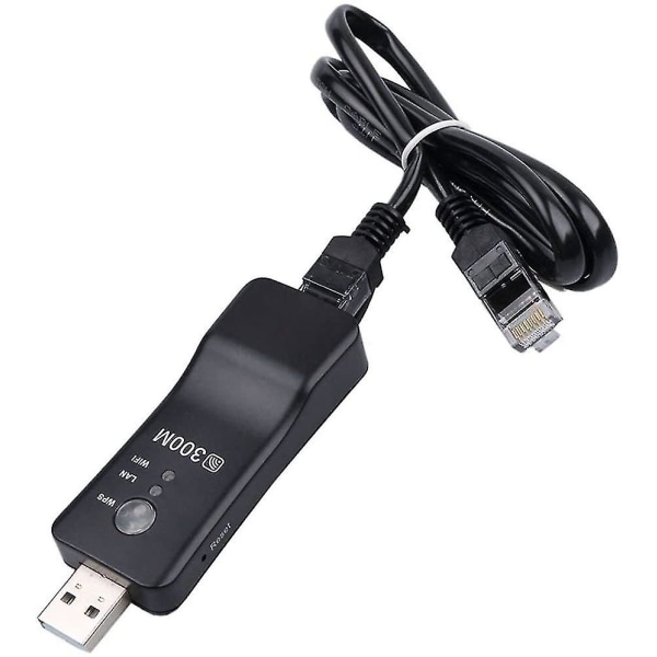 Rask 300m dual band usb trådløs Hdtv-adapter for Uwa-br100