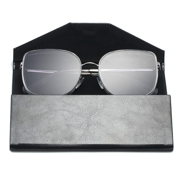 (svart)Brilleboks, brilleetui, skinnbrilleetui, solbriller