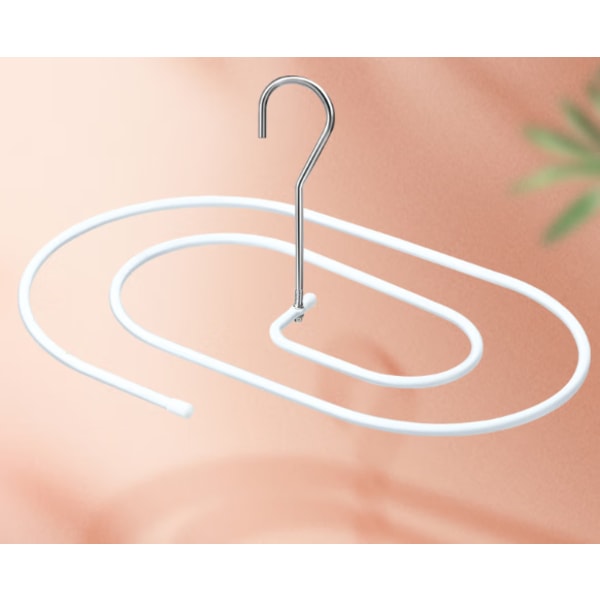 White Spiral Shaped Hangers for Blankets, Sun Dried Quilts, Bed