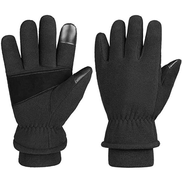 Vinterhandsker Touchscreen Handske Palm Patch Isoleret fleece