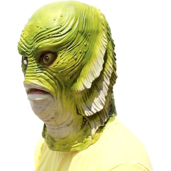 Fish Mask - Halloween Animal Head Mask Creature fra The Black L