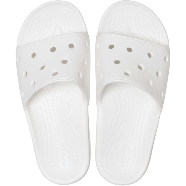Klassisk Slip-On Open Toe Sandal Hybrid Vit (En Del)