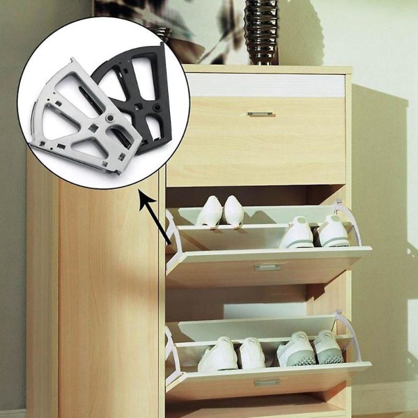 2 stk. Flip Frame Rack Skohylde Hængsel Hardware Tilbehør