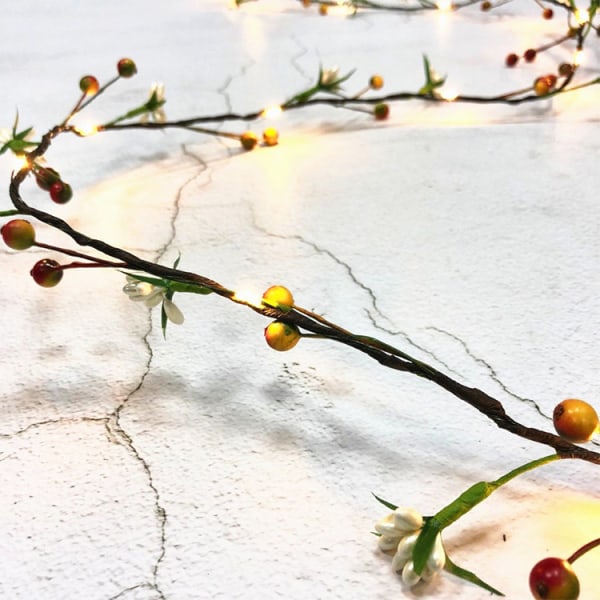 Led String Lights, 20 Led Artificiell Blomma Dekorativ Natt Lig