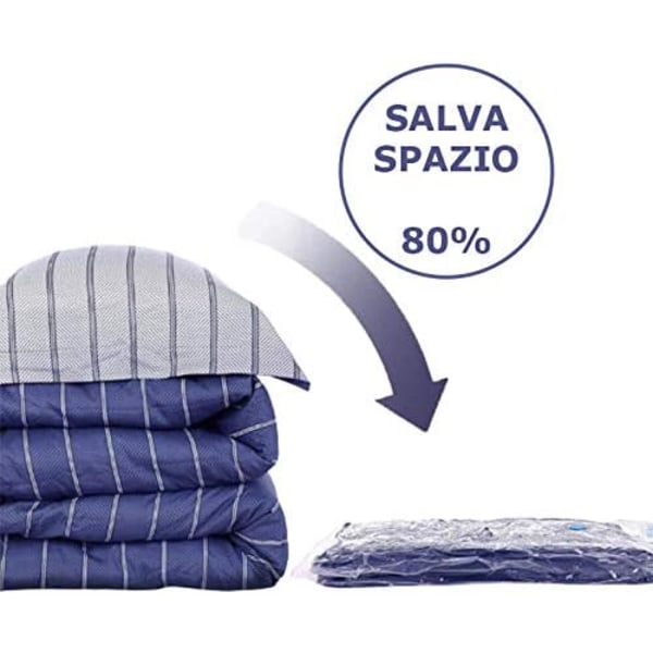 50*70 transparent vakuumkompressionsförvaringspåse täcke kläder st