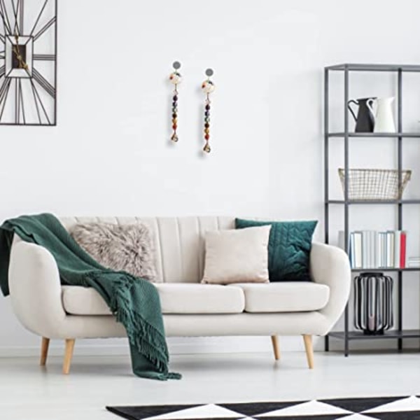 2 stk Livets tre Chakra steiner Helbredende krystaller Feng Shui Hangi