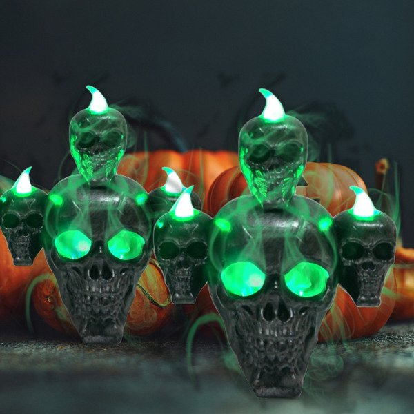2022 Uusi Halloween-kallo valokoristeilla Halloween-sisustus