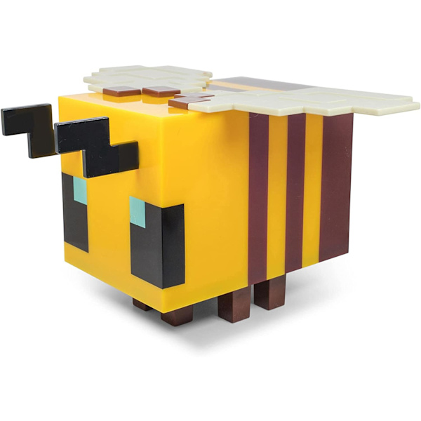 Minecraft Gul Bi Figur LED Stemningslys | Sengebord