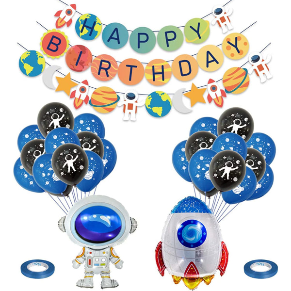 Space Birthday Decoration, Kids Birthday Decoration, Astronaut R