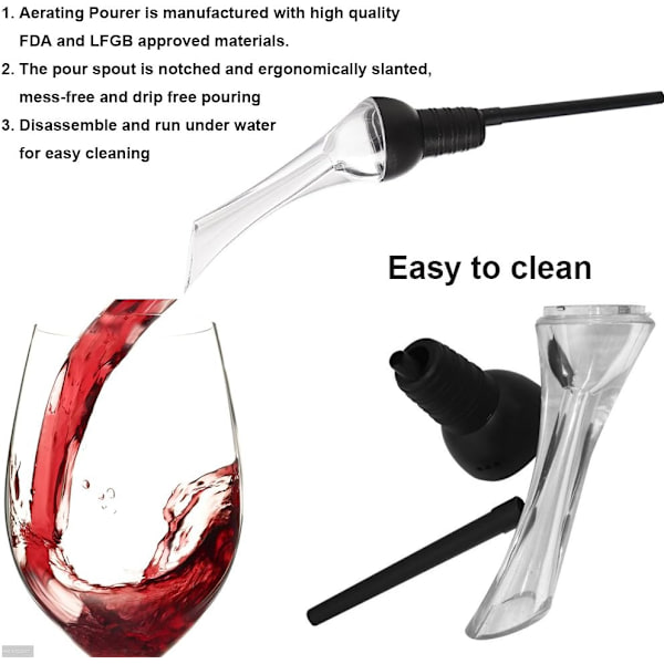 Pourer Bec Wine Aerator, Pourer Bec Decanter Wine Aerator Pourer