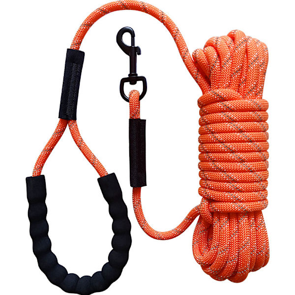Treningsline for hunder 5m, reflekterende lang hundeline med så