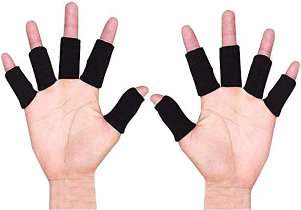 Finger Guards 10 Elastiska Finger Guards för Volleyboll Basketboll