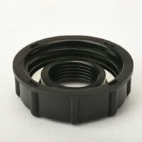 S60x6 hætte, 1000L adapter, 1\" tankprotokol, genvindingsbeholderforbindelse