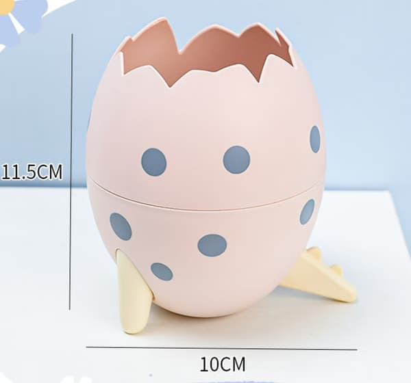 Moderne børns søde dinosaur æg penneholder (pink), stud