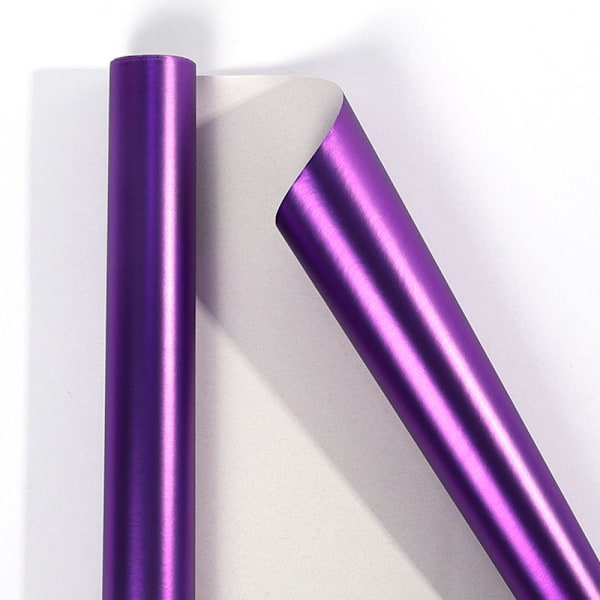 Presentpapper för bröllop, födelsedag, jul (lila)