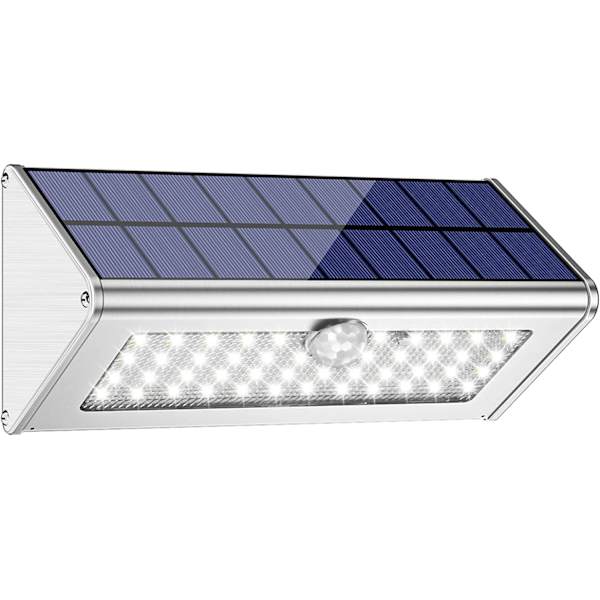 Udendørs solcellelampe IP65 Vandtæt 4500mAh Trådløs Solcelle Overstrømslampe