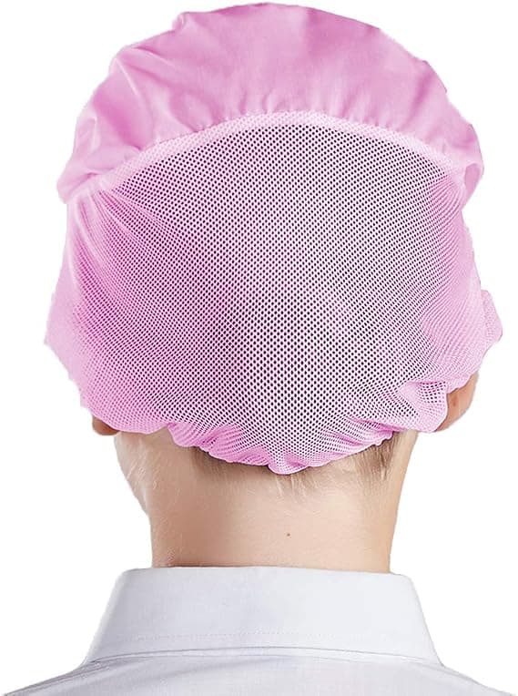 Kockmössa, fabriksmatsal kök, ventilerande, 3 stycken pink