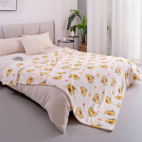 Teppe Kast teppe for sofa og seng, plysj komfortabel