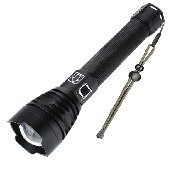 XHP90 starkt ljus ficklampa aluminiumlegering USB direkt char
