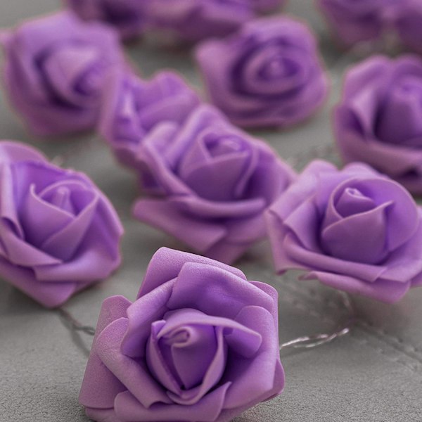 20 Led USB-käyttöinen Premium String Romantic Flower Rose Fair