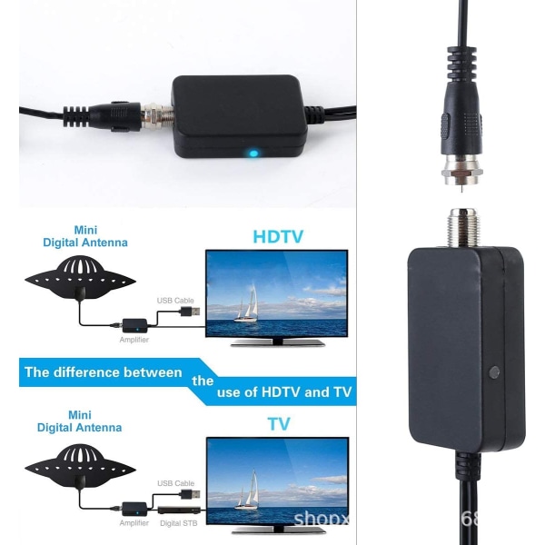 HDTV inomhus HD digital-TV-antenn TV-signalförstärkare Signal Boo