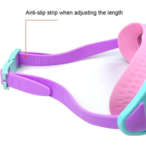 Rosa och blå simglasögon för barn - simmask för pojkar