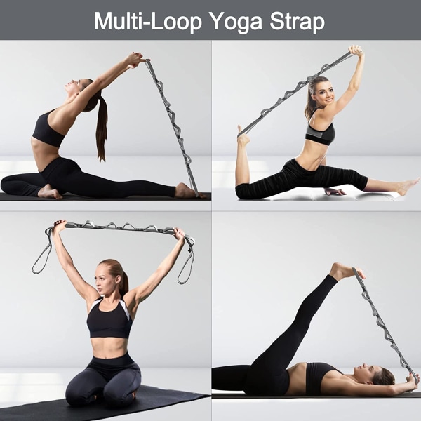 Daisy Chains, 200cm Yoga Hammock Extension Strap, Justerbar Multi-Loop