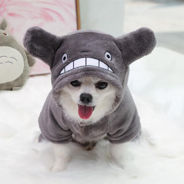 Valp Valp Grå, S Hund Hund Husdjur Kläder Sweatshirt Sweatshirt Sweatshirt Varm Skjorta Höstkappa Höstkappa Hund Modekläder Overall