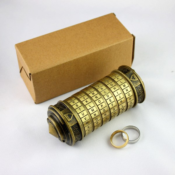 Da Vinci Code Mini Lock Pusselboxar med dolda fack An