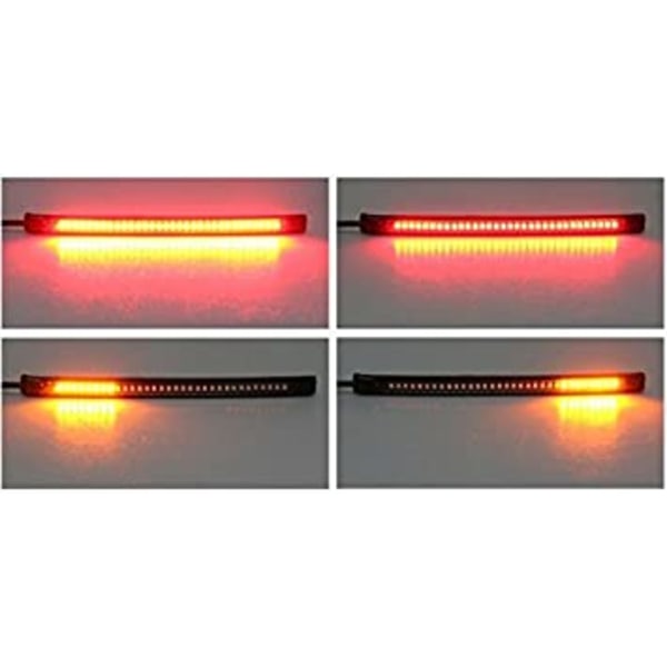 Universal LED Harley Davidson Lysstripe Bakbrems Stopp Sving