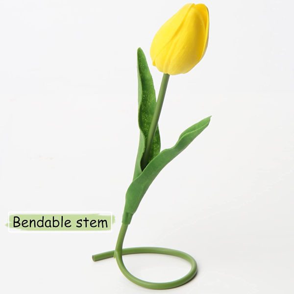 10-pack konstgjorda tulpaner, konstgjorda blommor i äkta touch, konstgjorda tulpaner i bulk