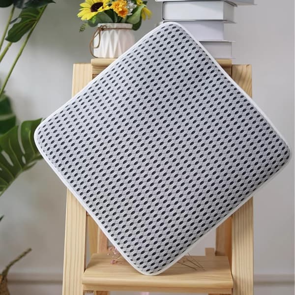 Setepute, memory foam, med stropper, sklisikker, kontorstolpute