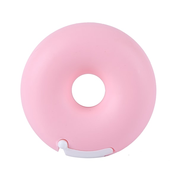 Pink Donut Formet Klæbebåndsdispenser, 7.5*7.5*3cm Mini Adhes