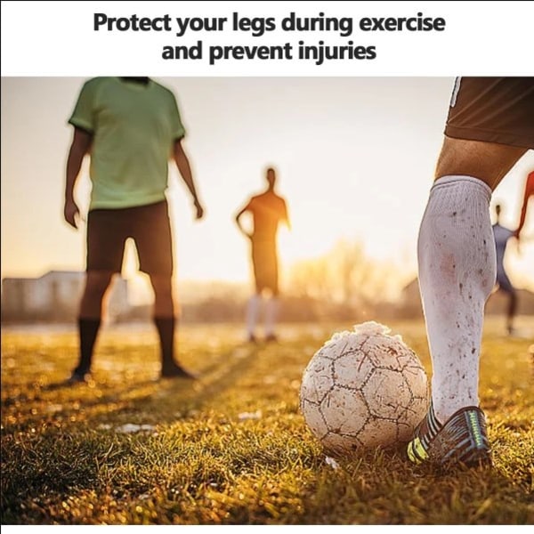 2 par Mini Pro fodbold skinnebensbeskyttere - unisex skridsikker fodba