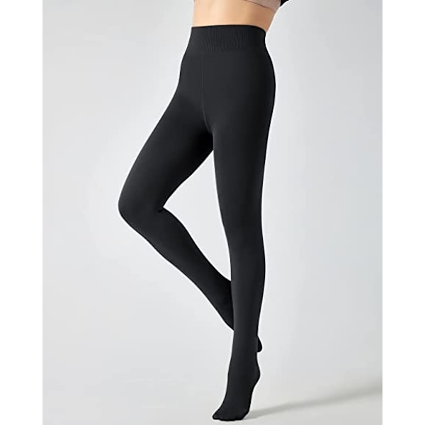 Fleeceforet leggings til kvinder - Vintervarme, tykke strømpebukser