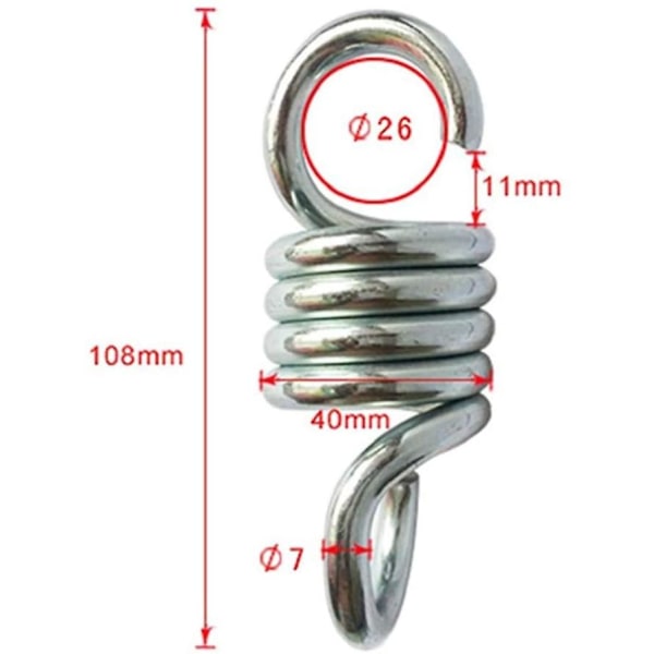 2-delt krogvægt fjeder hængekøje støtte fjeder stol