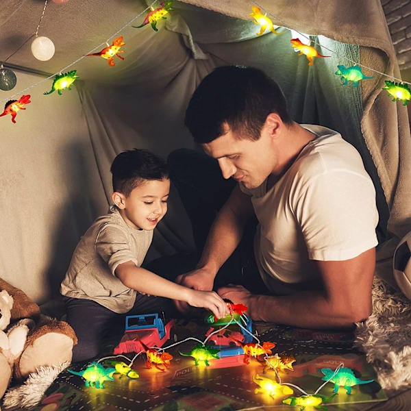 LED Dinosaur String Lights Boy Dinosaur Room Decoration Dino