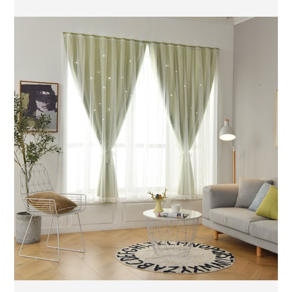 Magnetisk gardin gardin gardin til altan stue - V