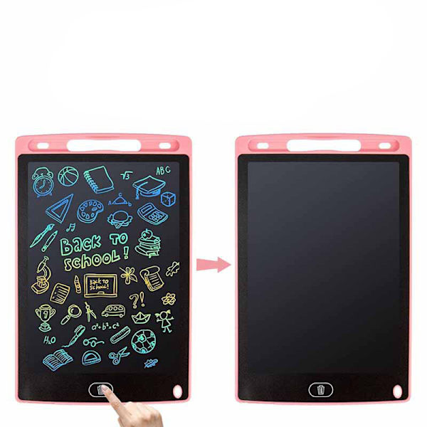 Sarja 1 piirtotaulu lapsille, musta 1 x 8,5\" Magic LCD Drawin